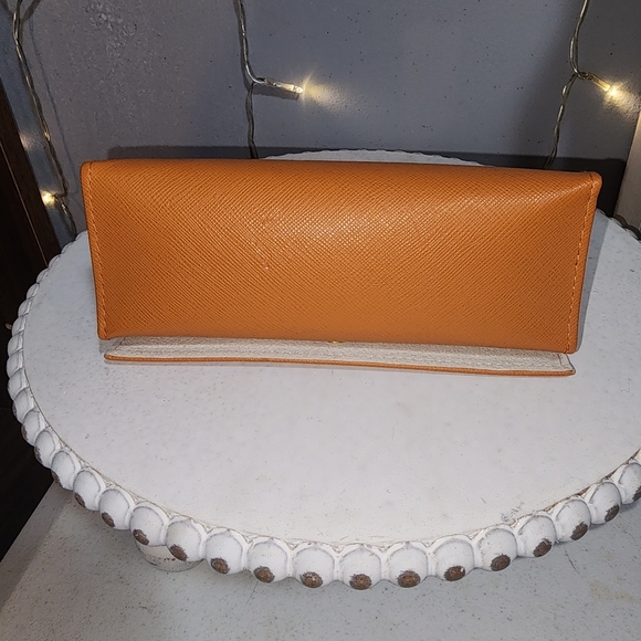 TORY Burch Sunglasses Case burnt orange nwot - Picture 4 of 7